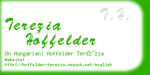 terezia hoffelder business card